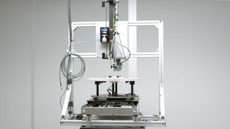 A laser scanning machine from MISCO/Warkwyn.