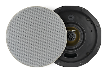 A 4 inch coaxial ceiling speaker assembly from MISCO Speakers